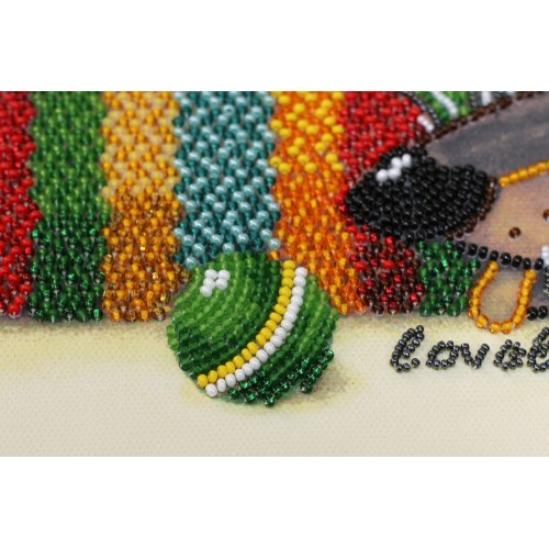 Main Bead Embroidery Kit Cute naughty (Animals), AB-516 by Abris Art - buy online! ✿ Fast delivery ✿ Factory price ✿ Wholesale and retail ✿ Purchase Great kits for embroidery with beads
