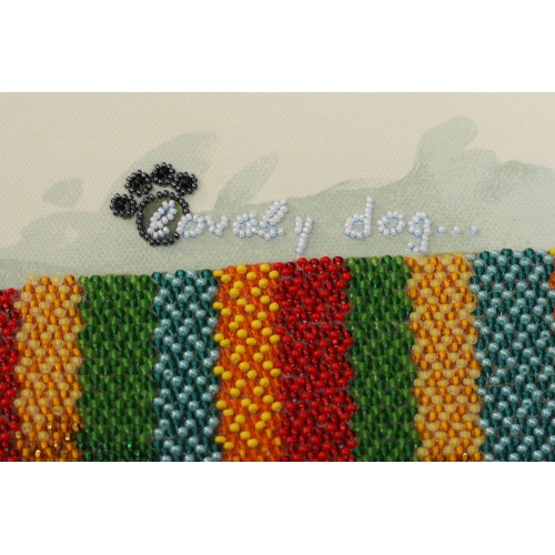 Main Bead Embroidery Kit Cute naughty (Animals), AB-516 by Abris Art - buy online! ✿ Fast delivery ✿ Factory price ✿ Wholesale and retail ✿ Purchase Great kits for embroidery with beads