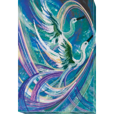 Набір для вишивання бісером на натуральному художньому холсті "Вільний політ"