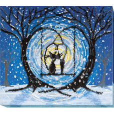 Main Bead Embroidery Kit Night rendezvous (Romanticism)