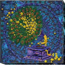 Набір для вишивання бісером на натуральному художньому холсті "Чарівний грамофон"