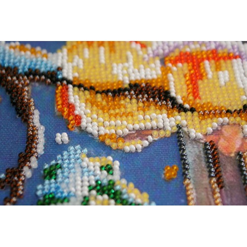 Main Bead Embroidery Kit Сute angels (Angels), AB-527 by Abris Art - buy online! ✿ Fast delivery ✿ Factory price ✿ Wholesale and retail ✿ Purchase Great kits for embroidery with beads