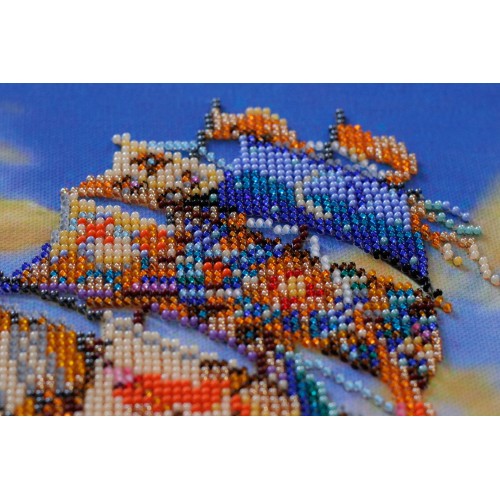 Main Bead Embroidery Kit Оn all sails (Deco Scenes), AB-532 by Abris Art - buy online! ✿ Fast delivery ✿ Factory price ✿ Wholesale and retail ✿ Purchase Great kits for embroidery with beads