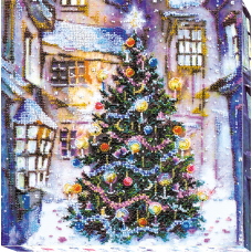 Main Bead Embroidery Kit Holliday under the windows (Winter tale)