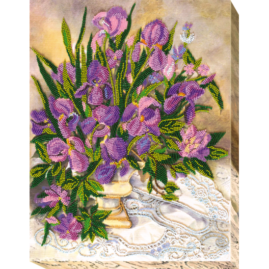 Main Bead Embroidery Kit Flower lace (Flowers), AB-535 by Abris Art - buy online! ✿ Fast delivery ✿ Factory price ✿ Wholesale and retail ✿ Purchase Great kits for embroidery with beads Main Bead Embroidery Kit Flower lace (Flowers), AB-535 by Abris Art - buy online! ✿ Fast delivery ✿ Factory price ✿ Wholesale and retail ✿ Purchase Great kits for embroidery with beads