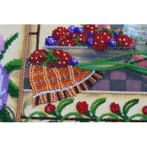 Main Bead Embroidery Kit Spring treasures (Household stories), AB-536 by Abris Art - buy online! ✿ Fast delivery ✿ Factory price ✿ Wholesale and retail ✿ Purchase Great kits for embroidery with beads