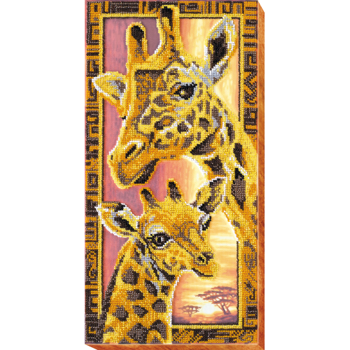 Main Bead Embroidery Kit Giraffes (Animals), AB-538 by Abris Art - buy online! ✿ Fast delivery ✿ Factory price ✿ Wholesale and retail ✿ Purchase Great kits for embroidery with beads Main Bead Embroidery Kit Giraffes (Animals), AB-538 by Abris Art - buy online! ✿ Fast delivery ✿ Factory price ✿ Wholesale and retail ✿ Purchase Great kits for embroidery with beads