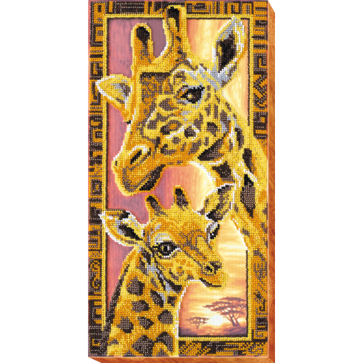 Main Bead Embroidery Kit Giraffes (Animals), AB-538 by Abris Art - buy online! ✿ Fast delivery ✿ Factory price ✿ Wholesale and retail ✿ Purchase Great kits for embroidery with beads Main Bead Embroidery Kit Giraffes (Animals), AB-538 by Abris Art - buy online! ✿ Fast delivery ✿ Factory price ✿ Wholesale and retail ✿ Purchase Great kits for embroidery with beads