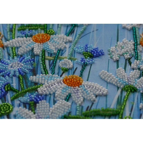 Main Bead Embroidery Kit Chamomile etude-1 (Flowers), AB-540 by Abris Art - buy online! ✿ Fast delivery ✿ Factory price ✿ Wholesale and retail ✿ Purchase Great kits for embroidery with beads