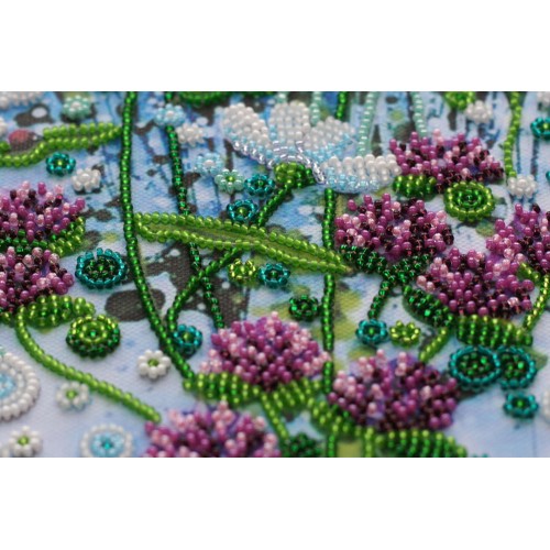 Main Bead Embroidery Kit Chamomile etude-1 (Flowers), AB-540 by Abris Art - buy online! ✿ Fast delivery ✿ Factory price ✿ Wholesale and retail ✿ Purchase Great kits for embroidery with beads