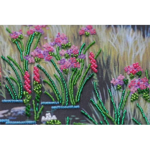Main Bead Embroidery Kit Chamomile etude-2 (Flowers), AB-541 by Abris Art - buy online! ✿ Fast delivery ✿ Factory price ✿ Wholesale and retail ✿ Purchase Great kits for embroidery with beads