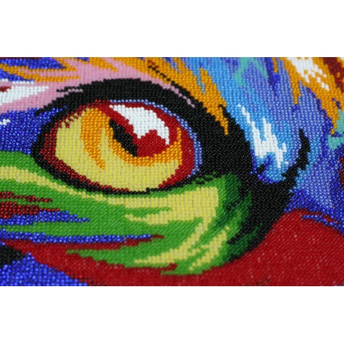 Main Bead Embroidery Kit Neon look (Deco Scenes), AB-548 by Abris Art - buy online! ✿ Fast delivery ✿ Factory price ✿ Wholesale and retail ✿ Purchase Great kits for embroidery with beads