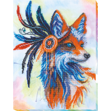 Main Bead Embroidery Kit Red fox (Deco Scenes)