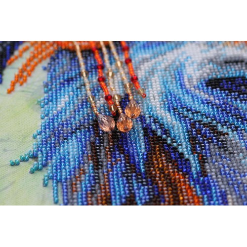 Main Bead Embroidery Kit Red fox (Deco Scenes), AB-551 by Abris Art - buy online! ✿ Fast delivery ✿ Factory price ✿ Wholesale and retail ✿ Purchase Great kits for embroidery with beads