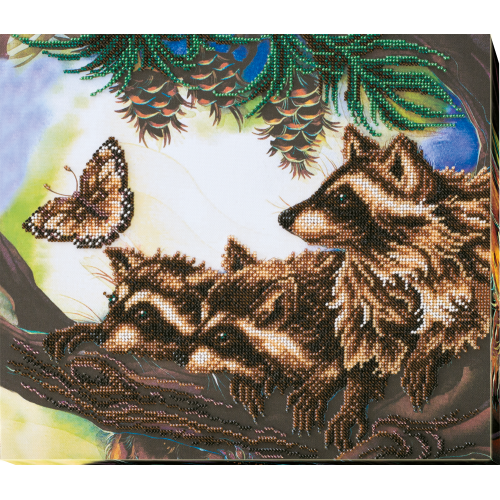 Набір для вишивання бісером на натуральному художньому холсті Весела гра, AB-552 від Абрис Арт - купити з доставкою ✿ Найкраща ціна від виробника ✿ Оптом та в роздріб ✿ Придбати Великі набори для вишивки бісером