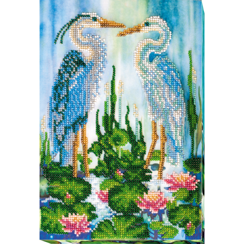 Main Bead Embroidery Kit Herons (Animals), AB-554 by Abris Art - buy online! ✿ Fast delivery ✿ Factory price ✿ Wholesale and retail ✿ Purchase Great kits for embroidery with beads Main Bead Embroidery Kit Herons (Animals), AB-554 by Abris Art - buy online! ✿ Fast delivery ✿ Factory price ✿ Wholesale and retail ✿ Purchase Great kits for embroidery with beads