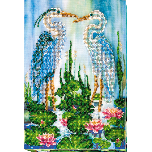 Main Bead Embroidery Kit Herons (Animals), AB-554 by Abris Art - buy online! ✿ Fast delivery ✿ Factory price ✿ Wholesale and retail ✿ Purchase Great kits for embroidery with beads Main Bead Embroidery Kit Herons (Animals), AB-554 by Abris Art - buy online! ✿ Fast delivery ✿ Factory price ✿ Wholesale and retail ✿ Purchase Great kits for embroidery with beads