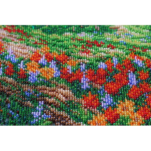 Main Bead Embroidery Kit Mountain landscape (Landscapes), AB-561 by Abris Art - buy online! ✿ Fast delivery ✿ Factory price ✿ Wholesale and retail ✿ Purchase Great kits for embroidery with beads