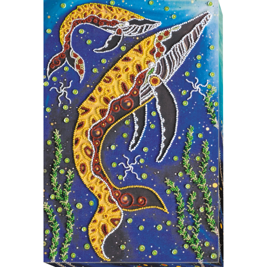 Main Bead Embroidery Kit Children of the ocean (Deco Scenes), AB-562 by Abris Art - buy online! ✿ Fast delivery ✿ Factory price ✿ Wholesale and retail ✿ Purchase Great kits for embroidery with beads