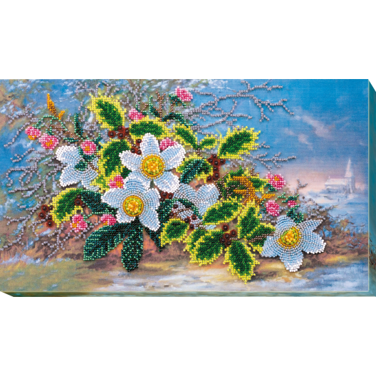 Main Bead Embroidery Kit Christmas bouquet (Flowers), AB-565 by Abris Art - buy online! ✿ Fast delivery ✿ Factory price ✿ Wholesale and retail ✿ Purchase Great kits for embroidery with beads Main Bead Embroidery Kit Christmas bouquet (Flowers), AB-565 by Abris Art - buy online! ✿ Fast delivery ✿ Factory price ✿ Wholesale and retail ✿ Purchase Great kits for embroidery with beads