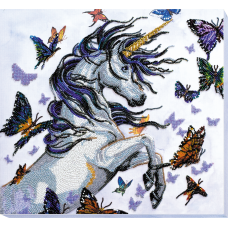 Main Bead Embroidery Kit Unicorn (Deco Scenes)