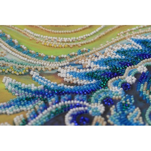 Main Bead Embroidery Kit Song of the Sea (Deco Scenes), AB-573 by Abris Art - buy online! ✿ Fast delivery ✿ Factory price ✿ Wholesale and retail ✿ Purchase Great kits for embroidery with beads