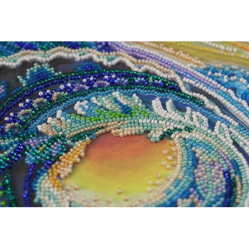 Main Bead Embroidery Kit Song of the Sea (Deco Scenes), AB-573 by Abris Art - buy online! ✿ Fast delivery ✿ Factory price ✿ Wholesale and retail ✿ Purchase Great kits for embroidery with beads