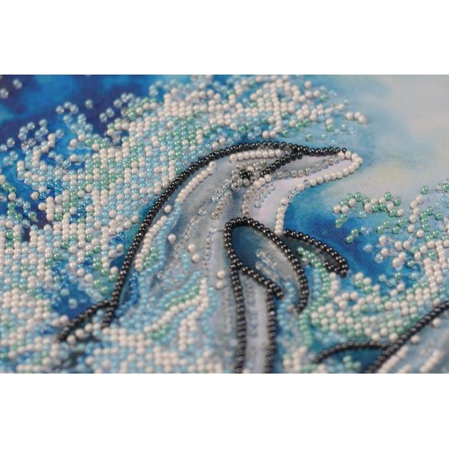 Main Bead Embroidery Kit Pioughing (Animals), AB-578 by Abris Art - buy online! ✿ Fast delivery ✿ Factory price ✿ Wholesale and retail ✿ Purchase Great kits for embroidery with beads