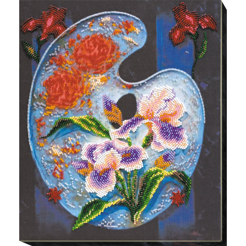 Main Bead Embroidery Kit Flower palette (Flowers), AB-581 by Abris Art - buy online! ✿ Fast delivery ✿ Factory price ✿ Wholesale and retail ✿ Purchase Great kits for embroidery with beads Main Bead Embroidery Kit Flower palette (Flowers), AB-581 by Abris Art - buy online! ✿ Fast delivery ✿ Factory price ✿ Wholesale and retail ✿ Purchase Great kits for embroidery with beads