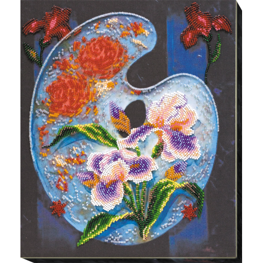 Main Bead Embroidery Kit Flower palette (Flowers), AB-581 by Abris Art - buy online! ✿ Fast delivery ✿ Factory price ✿ Wholesale and retail ✿ Purchase Great kits for embroidery with beads Main Bead Embroidery Kit Flower palette (Flowers), AB-581 by Abris Art - buy online! ✿ Fast delivery ✿ Factory price ✿ Wholesale and retail ✿ Purchase Great kits for embroidery with beads