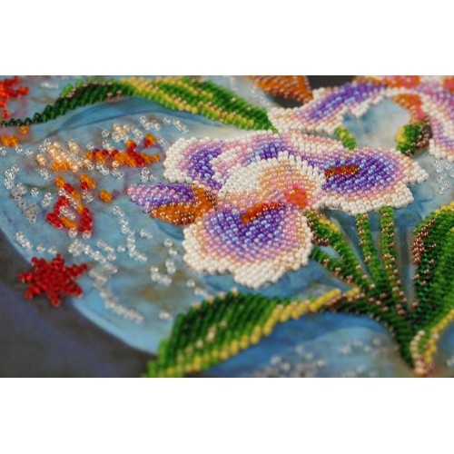 Main Bead Embroidery Kit Flower palette (Flowers), AB-581 by Abris Art - buy online! ✿ Fast delivery ✿ Factory price ✿ Wholesale and retail ✿ Purchase Great kits for embroidery with beads