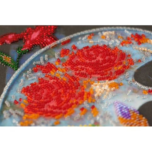 Main Bead Embroidery Kit Flower palette (Flowers), AB-581 by Abris Art - buy online! ✿ Fast delivery ✿ Factory price ✿ Wholesale and retail ✿ Purchase Great kits for embroidery with beads