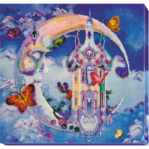 Main Bead Embroidery Kit Face of the moon (Fantasy), AB-585 by Abris Art - buy online! ✿ Fast delivery ✿ Factory price ✿ Wholesale and retail ✿ Purchase Great kits for embroidery with beads Main Bead Embroidery Kit Face of the moon (Fantasy), AB-585 by Abris Art - buy online! ✿ Fast delivery ✿ Factory price ✿ Wholesale and retail ✿ Purchase Great kits for embroidery with beads