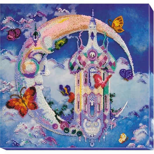 Main Bead Embroidery Kit Face of the moon (Fantasy), AB-585 by Abris Art - buy online! ✿ Fast delivery ✿ Factory price ✿ Wholesale and retail ✿ Purchase Great kits for embroidery with beads Main Bead Embroidery Kit Face of the moon (Fantasy), AB-585 by Abris Art - buy online! ✿ Fast delivery ✿ Factory price ✿ Wholesale and retail ✿ Purchase Great kits for embroidery with beads