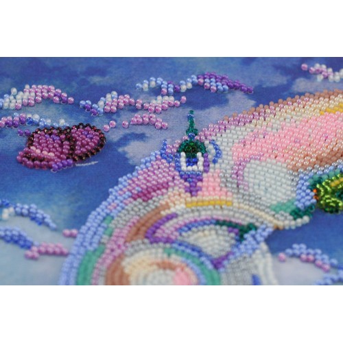 Main Bead Embroidery Kit Face of the moon (Fantasy), AB-585 by Abris Art - buy online! ✿ Fast delivery ✿ Factory price ✿ Wholesale and retail ✿ Purchase Great kits for embroidery with beads