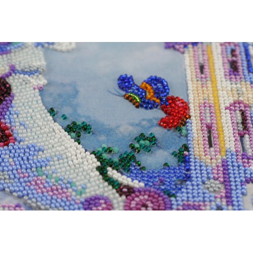 Main Bead Embroidery Kit Face of the moon (Fantasy), AB-585 by Abris Art - buy online! ✿ Fast delivery ✿ Factory price ✿ Wholesale and retail ✿ Purchase Great kits for embroidery with beads