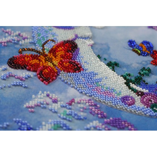 Main Bead Embroidery Kit Face of the moon (Fantasy), AB-585 by Abris Art - buy online! ✿ Fast delivery ✿ Factory price ✿ Wholesale and retail ✿ Purchase Great kits for embroidery with beads
