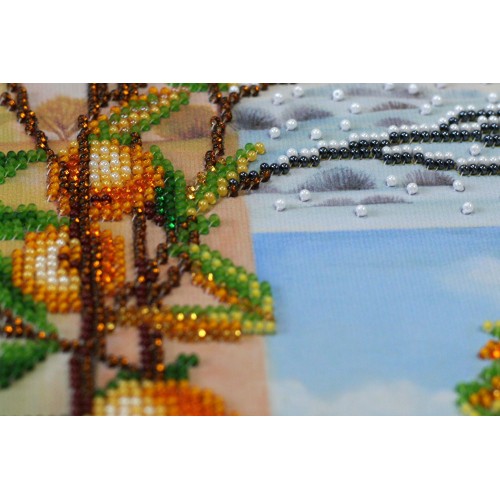 Main Bead Embroidery Kit Caravan of seasons (Deco Scenes), AB-586 by Abris Art - buy online! ✿ Fast delivery ✿ Factory price ✿ Wholesale and retail ✿ Purchase Great kits for embroidery with beads
