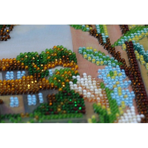 Main Bead Embroidery Kit Caravan of seasons (Deco Scenes), AB-586 by Abris Art - buy online! ✿ Fast delivery ✿ Factory price ✿ Wholesale and retail ✿ Purchase Great kits for embroidery with beads