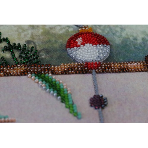 Main Bead Embroidery Kit Successful fishing (Deco Scenes), AB-592 by Abris Art - buy online! ✿ Fast delivery ✿ Factory price ✿ Wholesale and retail ✿ Purchase Great kits for embroidery with beads