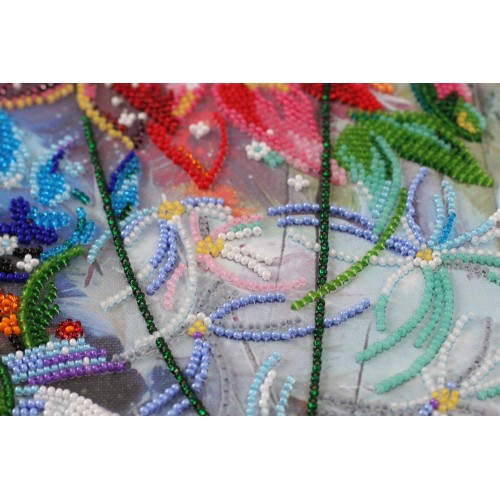 Main Bead Embroidery Kit Vivid (Flowers), AB-601 by Abris Art - buy online! ✿ Fast delivery ✿ Factory price ✿ Wholesale and retail ✿ Purchase Great kits for embroidery with beads