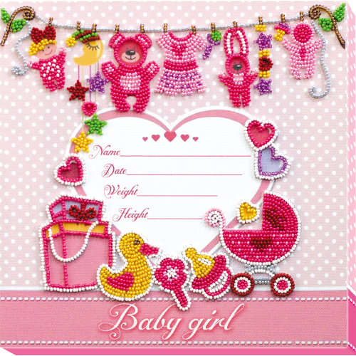 Main Bead Embroidery Kit Metric for a girl (Kids), AB-603 by Abris Art - buy online! ✿ Fast delivery ✿ Factory price ✿ Wholesale and retail ✿ Purchase Great kits for embroidery with beads