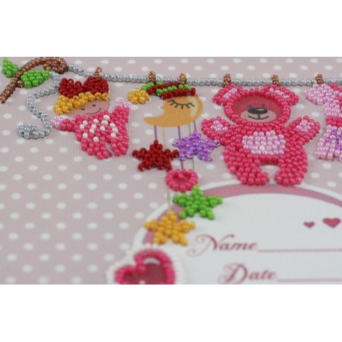 Main Bead Embroidery Kit Metric for a girl (Kids), AB-603 by Abris Art - buy online! ✿ Fast delivery ✿ Factory price ✿ Wholesale and retail ✿ Purchase Great kits for embroidery with beads
