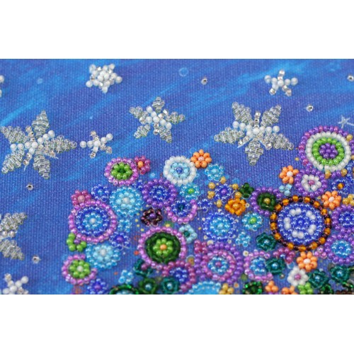 Main Bead Embroidery Kit Day and night meeting (Fantasy), AB-612 by Abris Art - buy online! ✿ Fast delivery ✿ Factory price ✿ Wholesale and retail ✿ Purchase Great kits for embroidery with beads