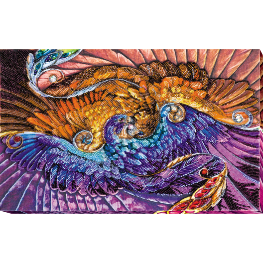 Main Bead Embroidery Kit Two elements (Fantasy), AB-613 by Abris Art - buy online! ✿ Fast delivery ✿ Factory price ✿ Wholesale and retail ✿ Purchase Great kits for embroidery with beads