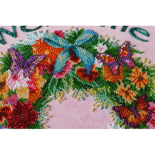 Main Bead Embroidery Kit Spring came (Flowers), AB-615 by Abris Art - buy online! ✿ Fast delivery ✿ Factory price ✿ Wholesale and retail ✿ Purchase Great kits for embroidery with beads