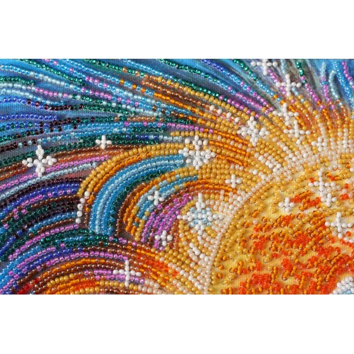 Main Bead Embroidery Kit Magic shine (Fantasy), AB-617 by Abris Art - buy online! ✿ Fast delivery ✿ Factory price ✿ Wholesale and retail ✿ Purchase Great kits for embroidery with beads