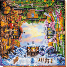 Main Bead Embroidery Kit seasons (Landscapes)