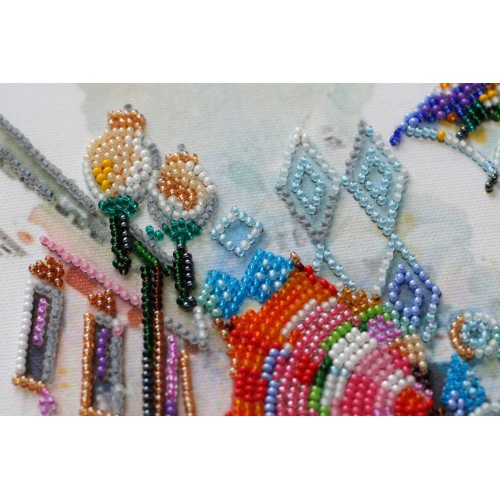 Main Bead Embroidery Kit Circle (Romanticism), AB-620 by Abris Art - buy online! ✿ Fast delivery ✿ Factory price ✿ Wholesale and retail ✿ Purchase Great kits for embroidery with beads