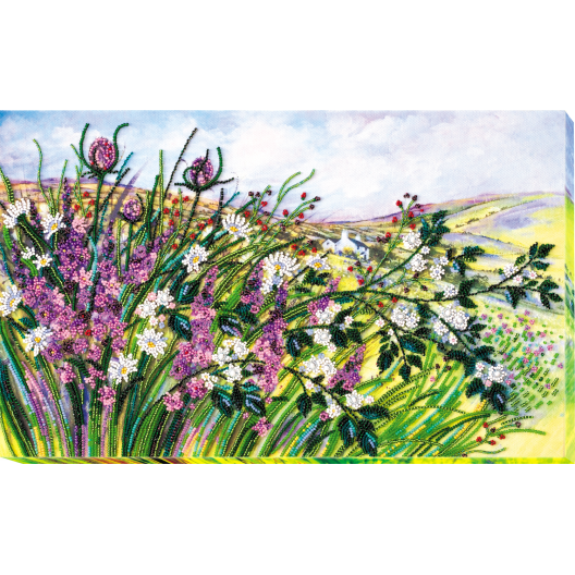 Main Bead Embroidery Kit Music of herbs (Deco Scenes), AB-627 by Abris Art - buy online! ✿ Fast delivery ✿ Factory price ✿ Wholesale and retail ✿ Purchase Great kits for embroidery with beads